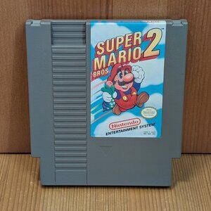 Authentic NES Super Mario Bros. 2 Nintendo Entertainment System Cartridge TESTED